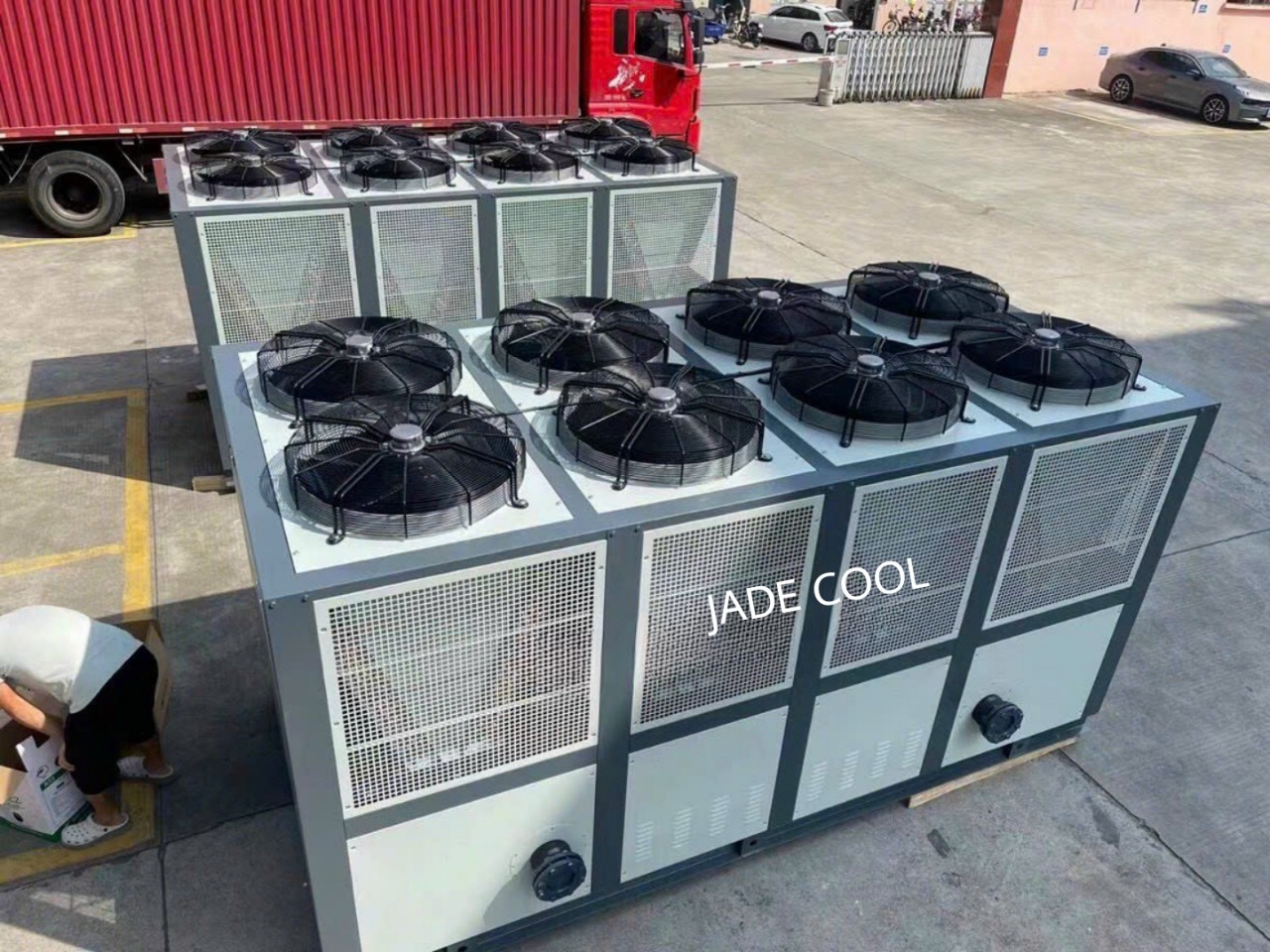 Dự Án Máy Làm Lạnh Nước Cho Ngành Sản Xuất Nhựa JADE COOL- JC.80FBX1(80HP))